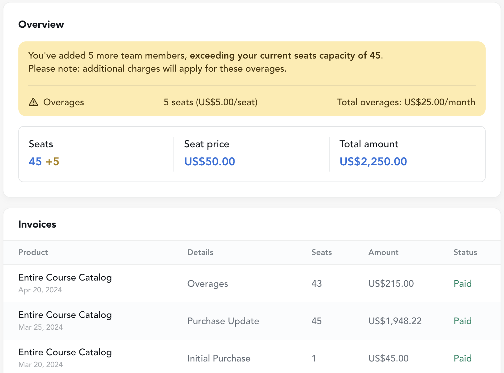 Credit Card Billing Invoices and Seat Amounts.png